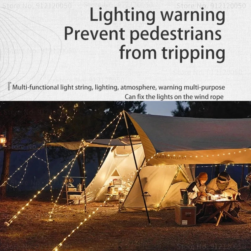 Naturehike Outdoor Ambient Light String Portable Festival Decorative String Lights Lamps Camping Multifunctional Light String