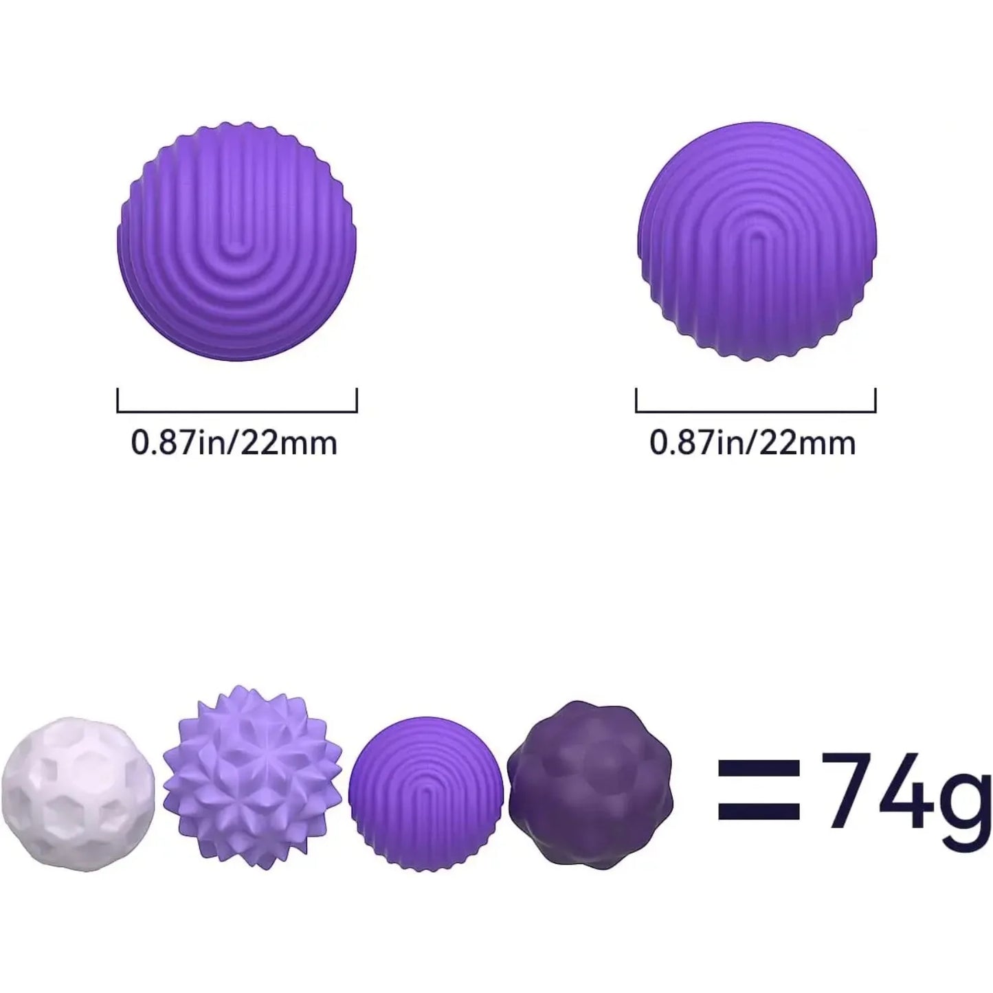 Silicone Magnetic Sensory Balls Fidget Toy Stress Balls Autism Calming Fidgeting Toy Kid Adults Anxiety Relief Stress Sensory Toy