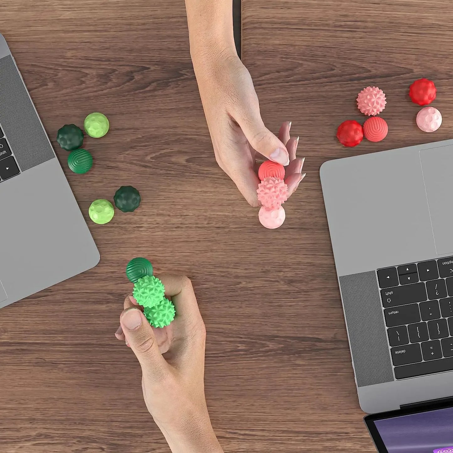 Silicone Magnetic Sensory Balls Fidget Toy Stress Balls Autism Calming Fidgeting Toy Kid Adults Anxiety Relief Stress Sensory Toy