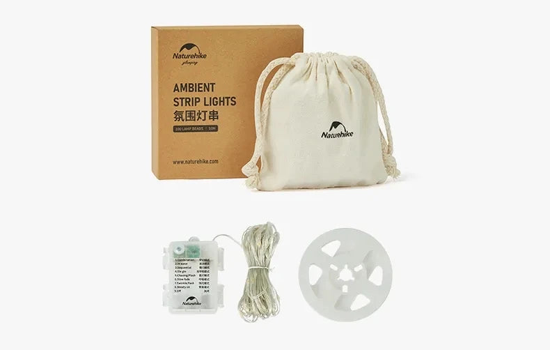 Naturehike Outdoor Ambient Light String Portable Festival Decorative String Lights Lamps Camping Multifunctional Light String