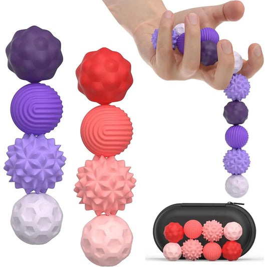 Silicone Magnetic Sensory Balls Fidget Toy Stress Balls Autism Calming Fidgeting Toy Kid Adults Anxiety Relief Stress Sensory Toy